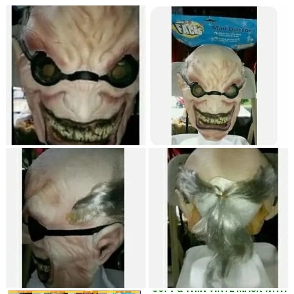 Famous people MAD SCIENTISTS mask vintage FAMOUS PEOPLE 1980’-1990’s new but old